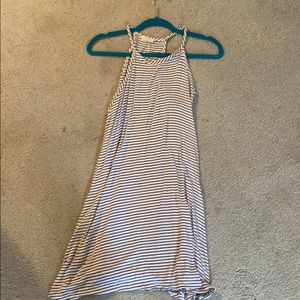 Striped halter dress